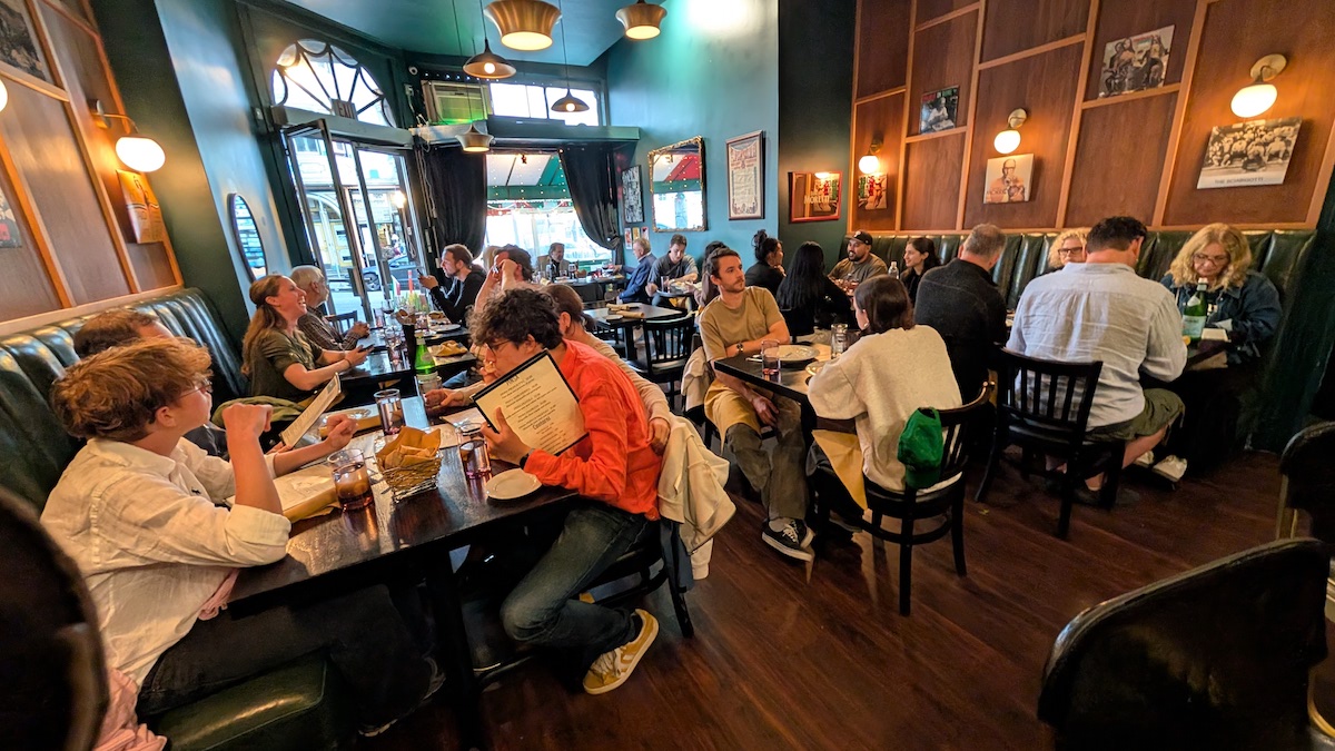 Dining room at Bocconcino