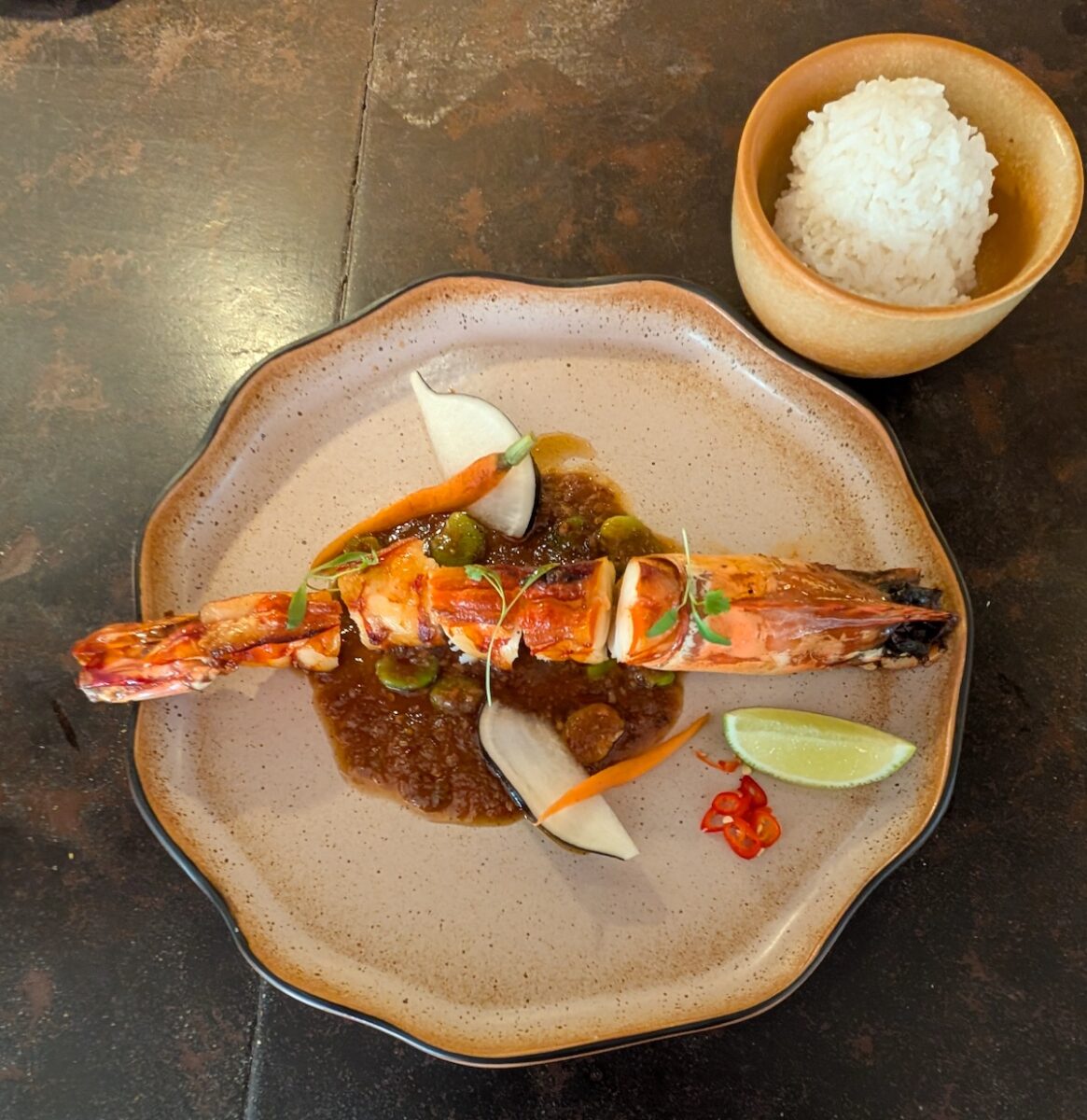 Tiger Prawn from Chef Ton of Saam 